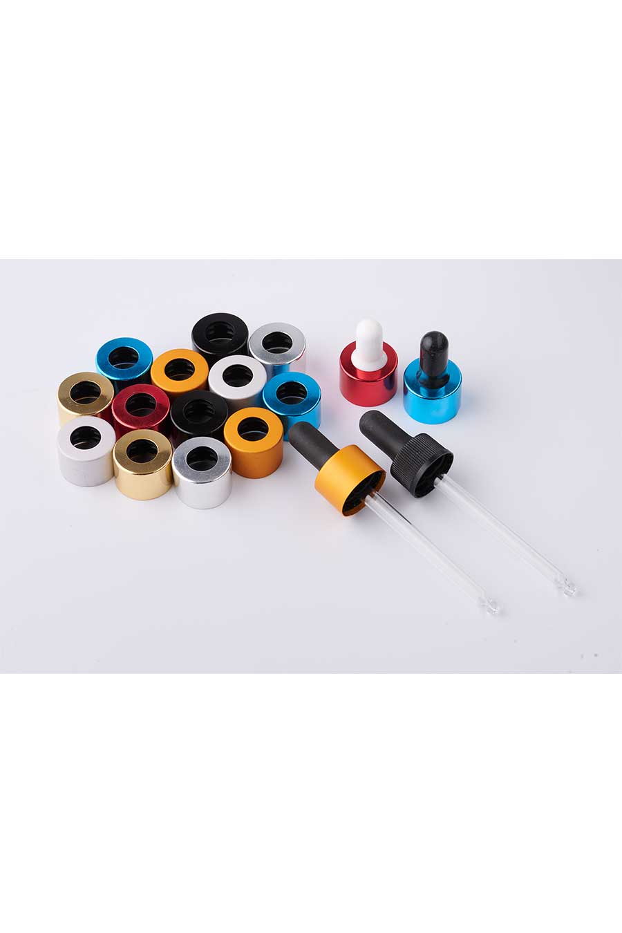20-410 dropper cap with alluminium sleeve