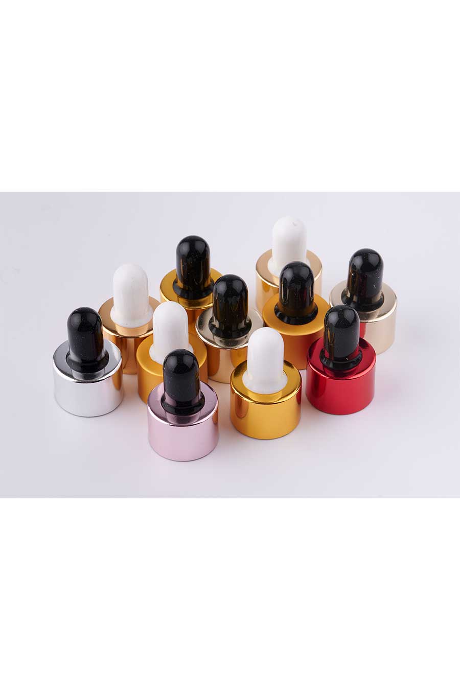 20-410 dropper cap with silicon rubber teat