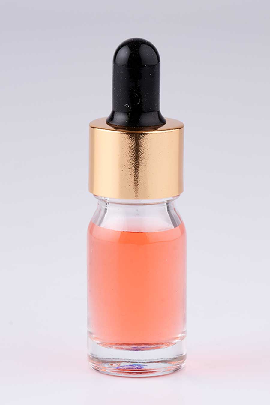 5 ml transparent glass bottle with 18mm dropper