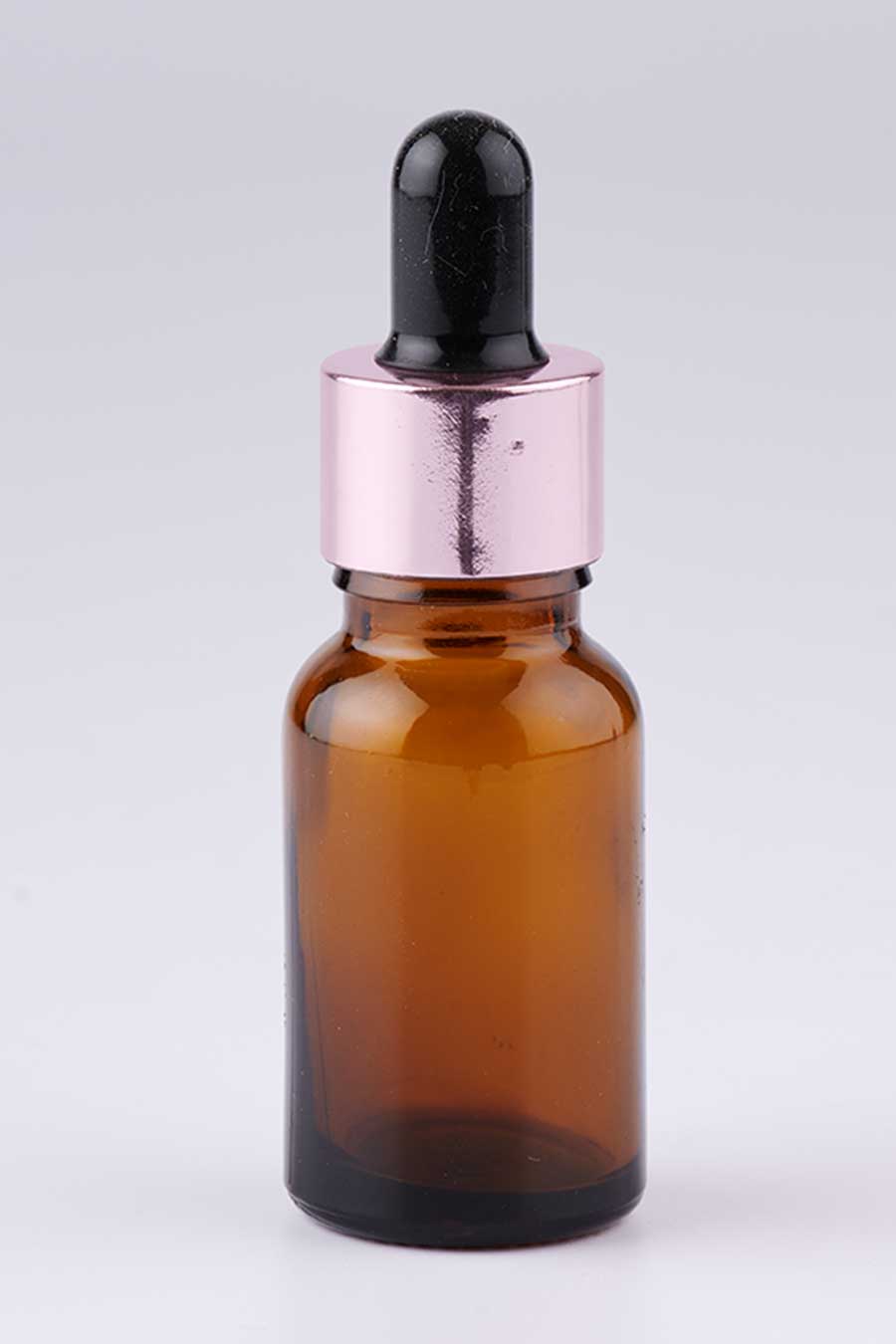 15 ml amber glass bottle with 18mm dropper